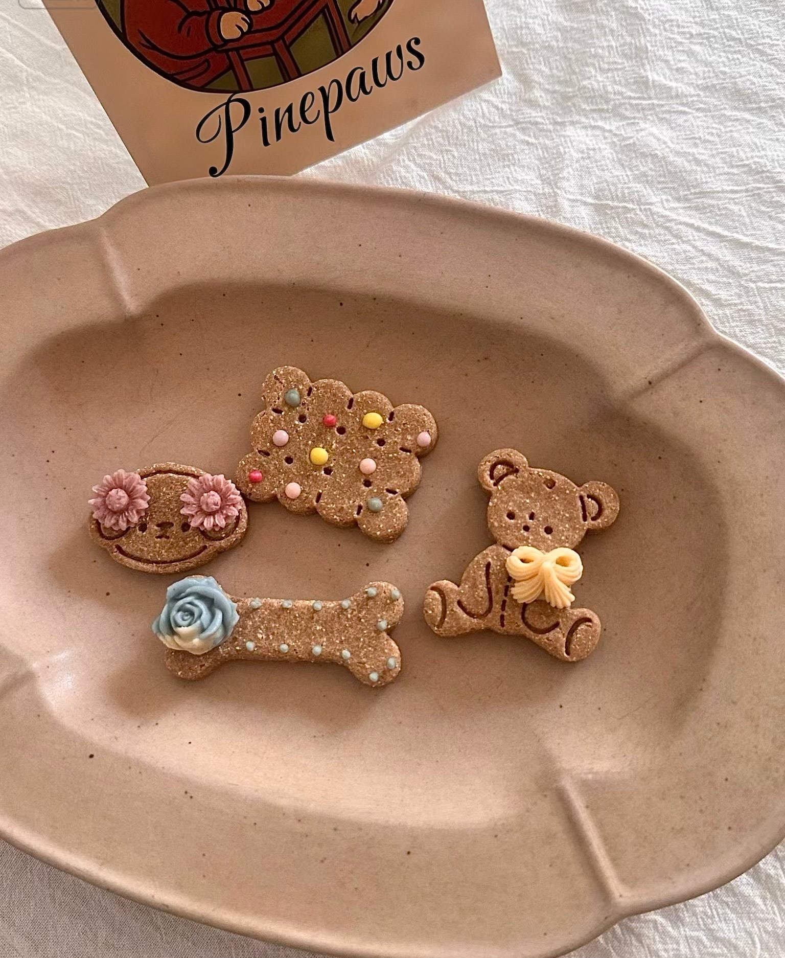 Handmade Pet Topping Biscuits - Pink💗🎀