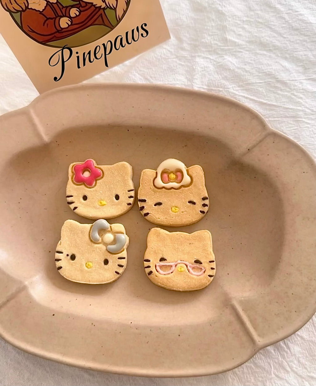 Handmade Pet Topping Biscuits - yello purple 🌼🫐