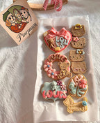 Handmade Pet Topping Biscuits - Pink Blue 🐳🎀