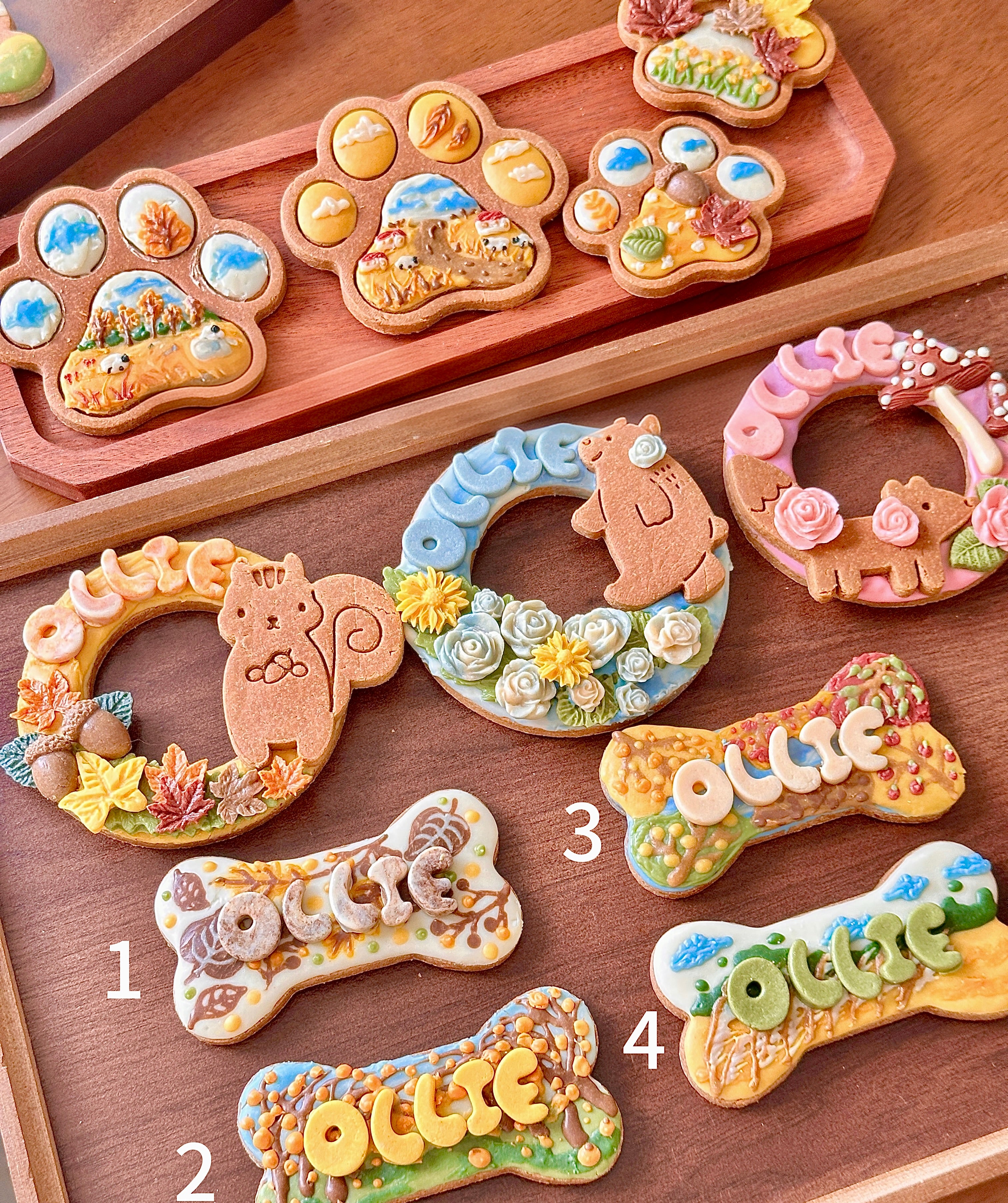 Handmade Pet Topping Biscuits - Autumn Series 🍂