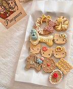 Handmade Pet Topping Biscuits - Yellow blue 🌼🐳