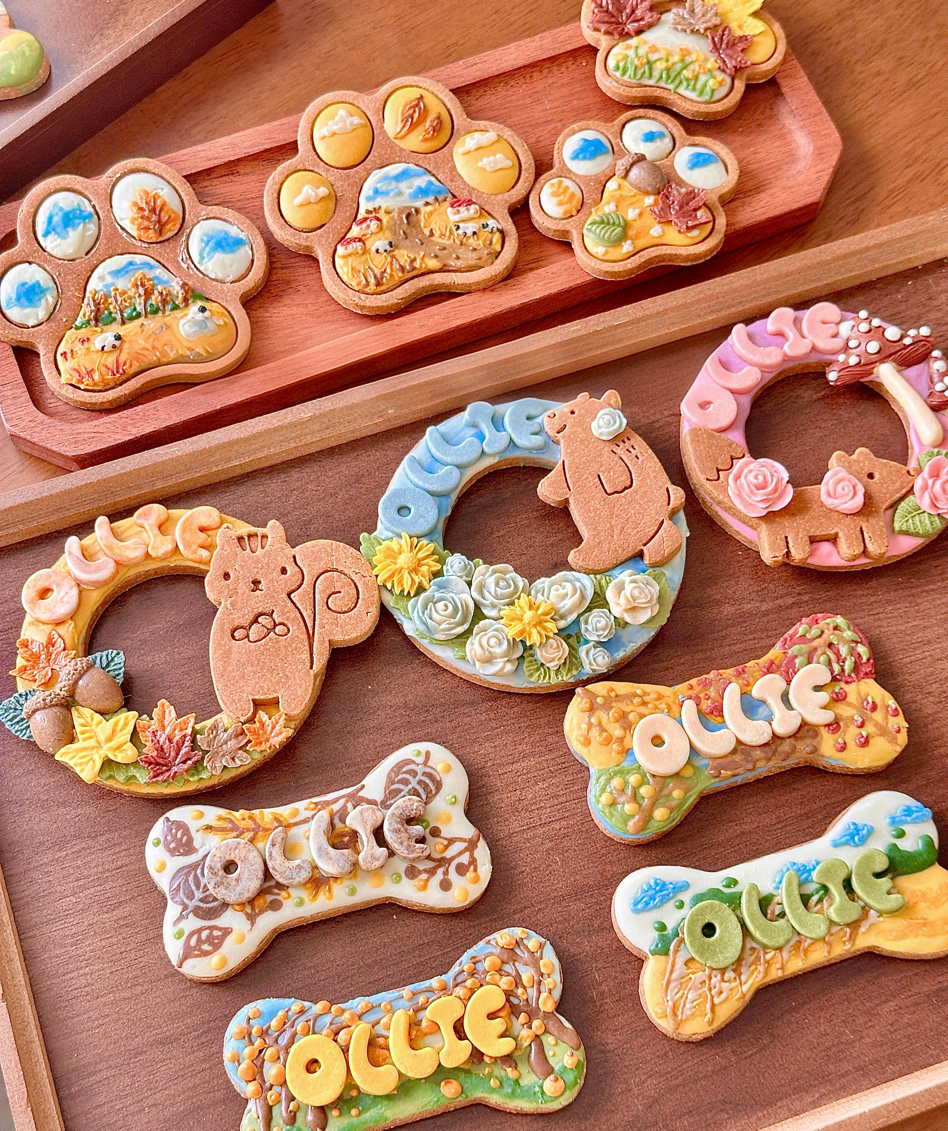 Handmade Pet Topping Biscuits - Autumn Series 🍂