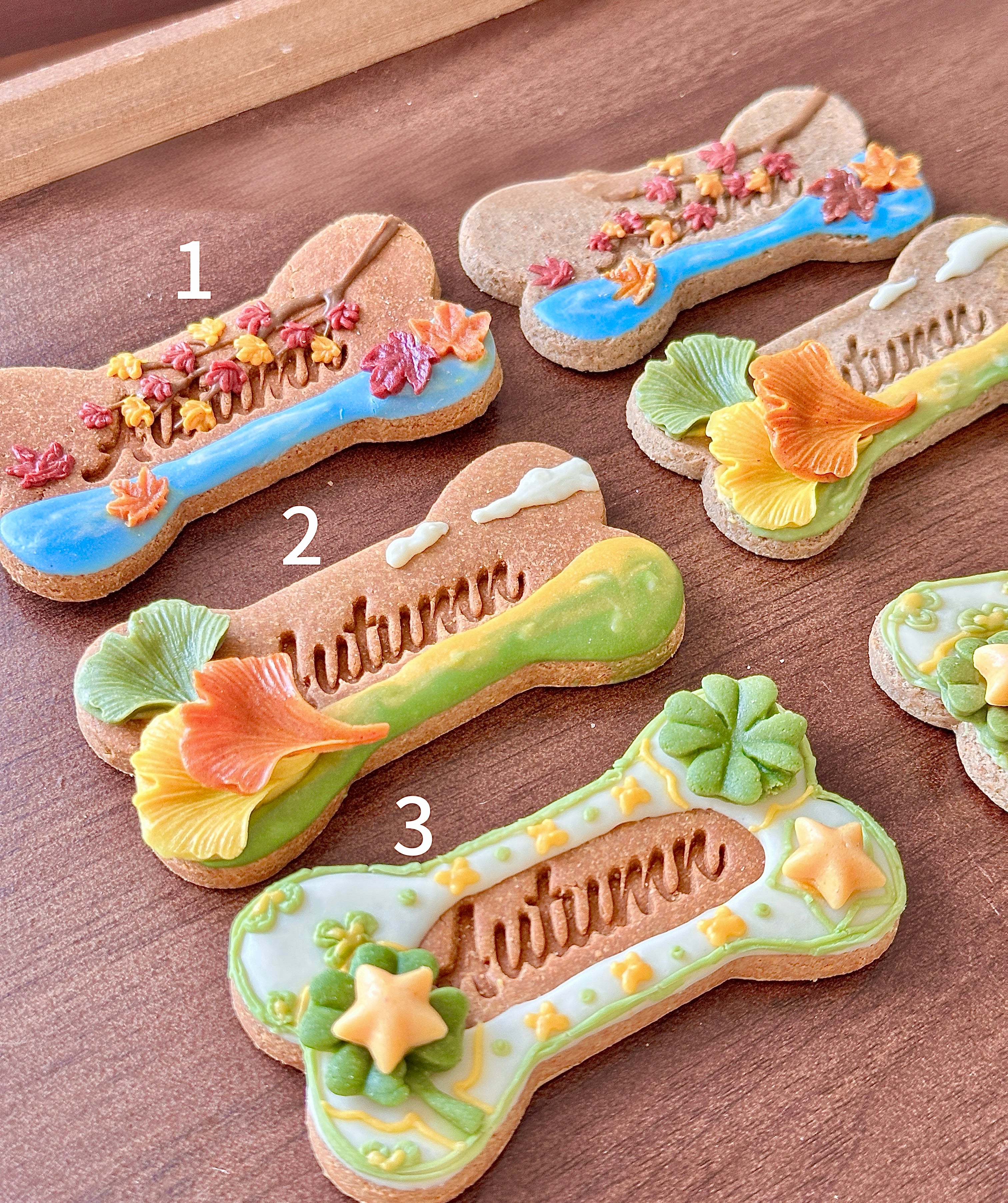 Handmade Pet Topping Biscuits - Autumn Series 🍂