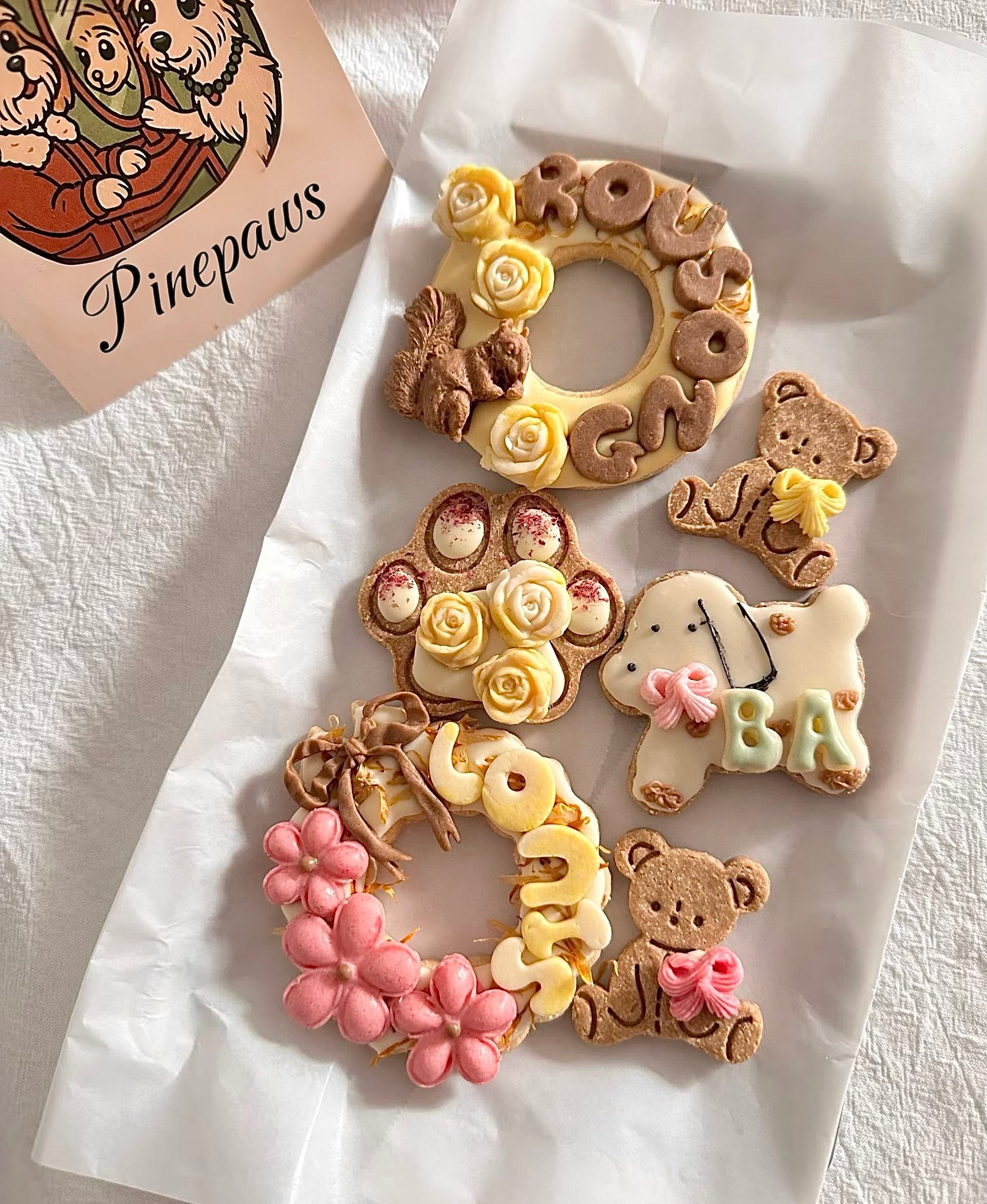Handmade Pet Topping Biscuits - Yellow 🌼💛