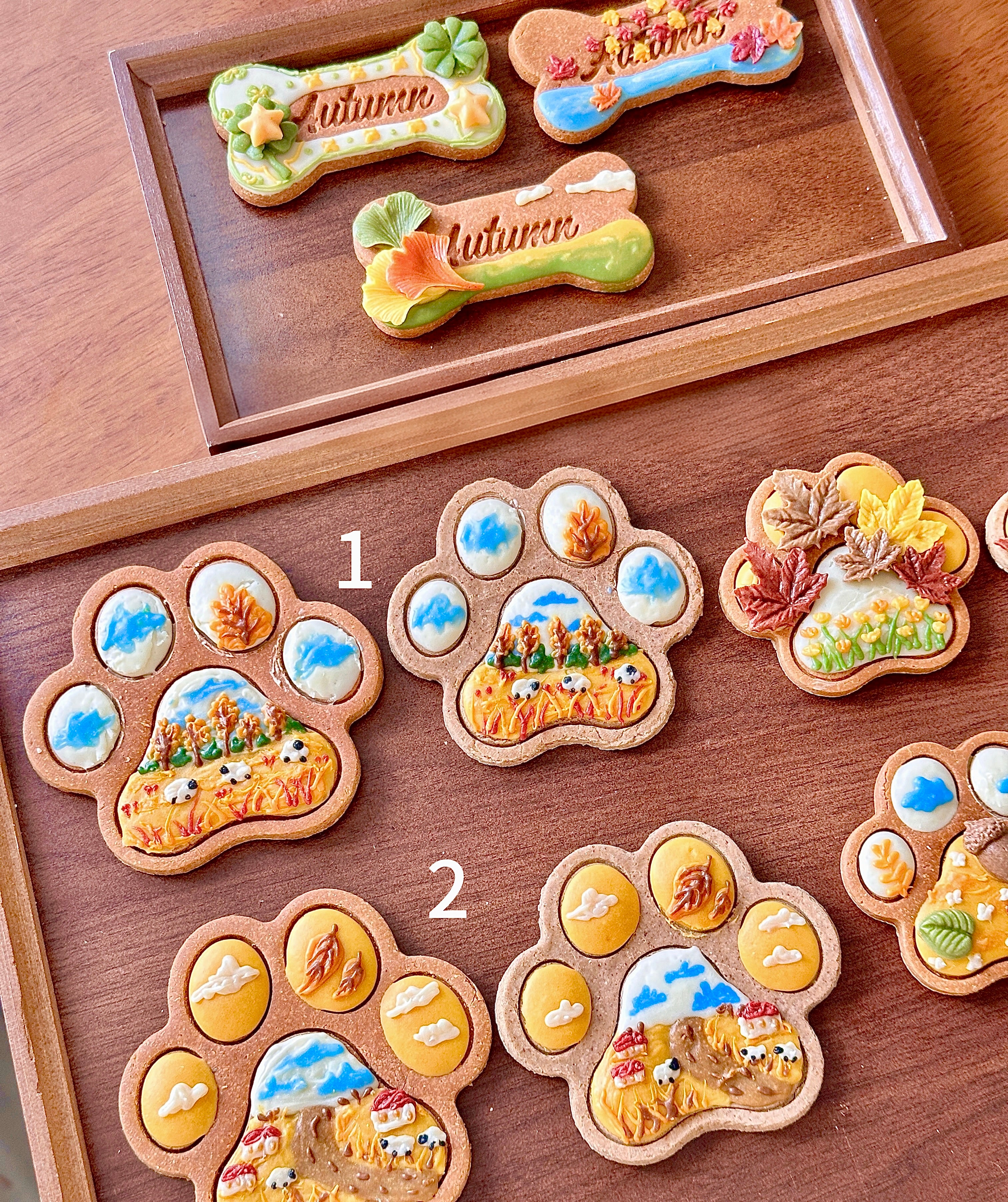Handmade Pet Topping Biscuits - Autumn Series 🍂