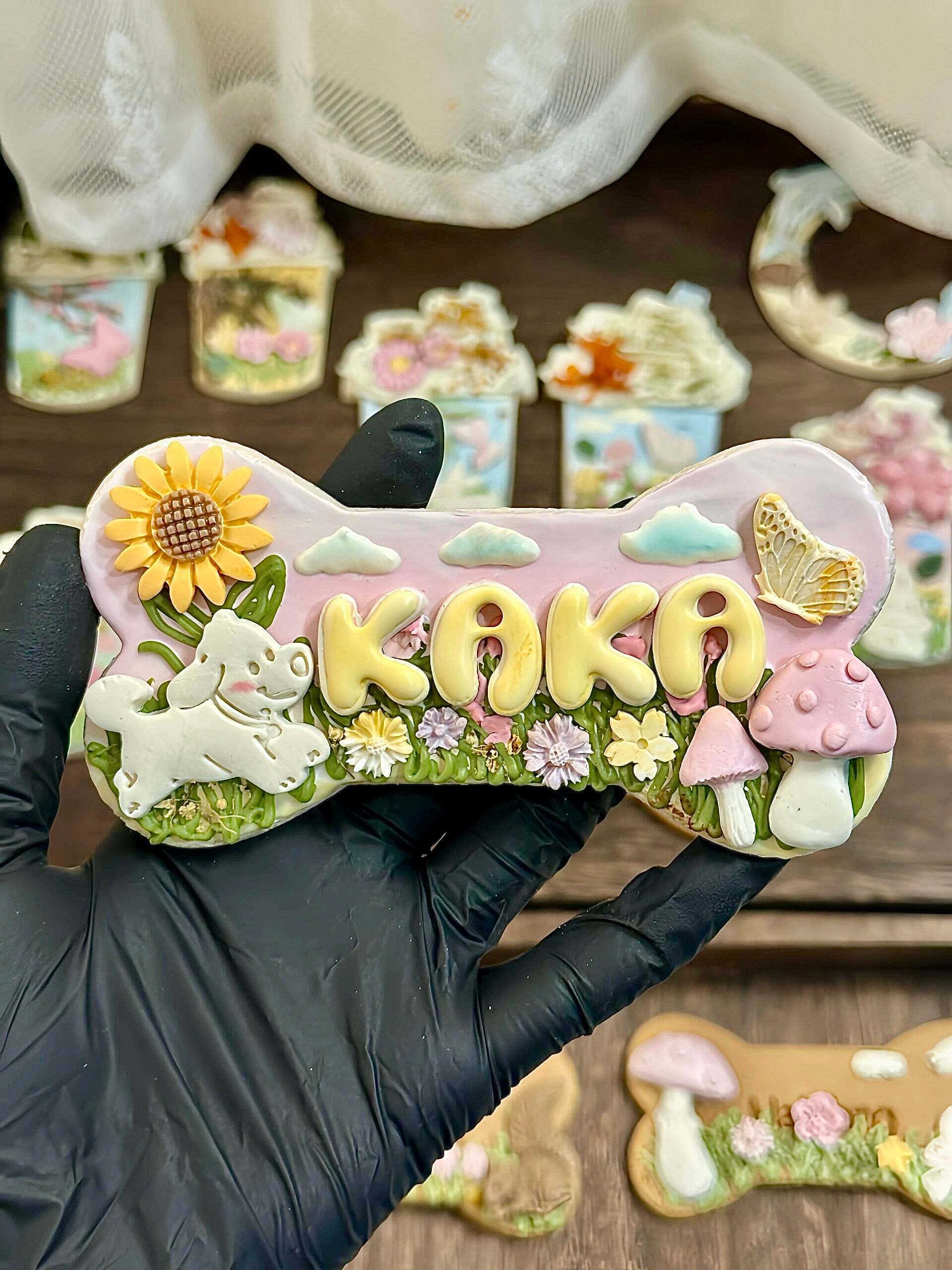 Handmade Pet Topping Biscuits - Flower Series 🌼🌸