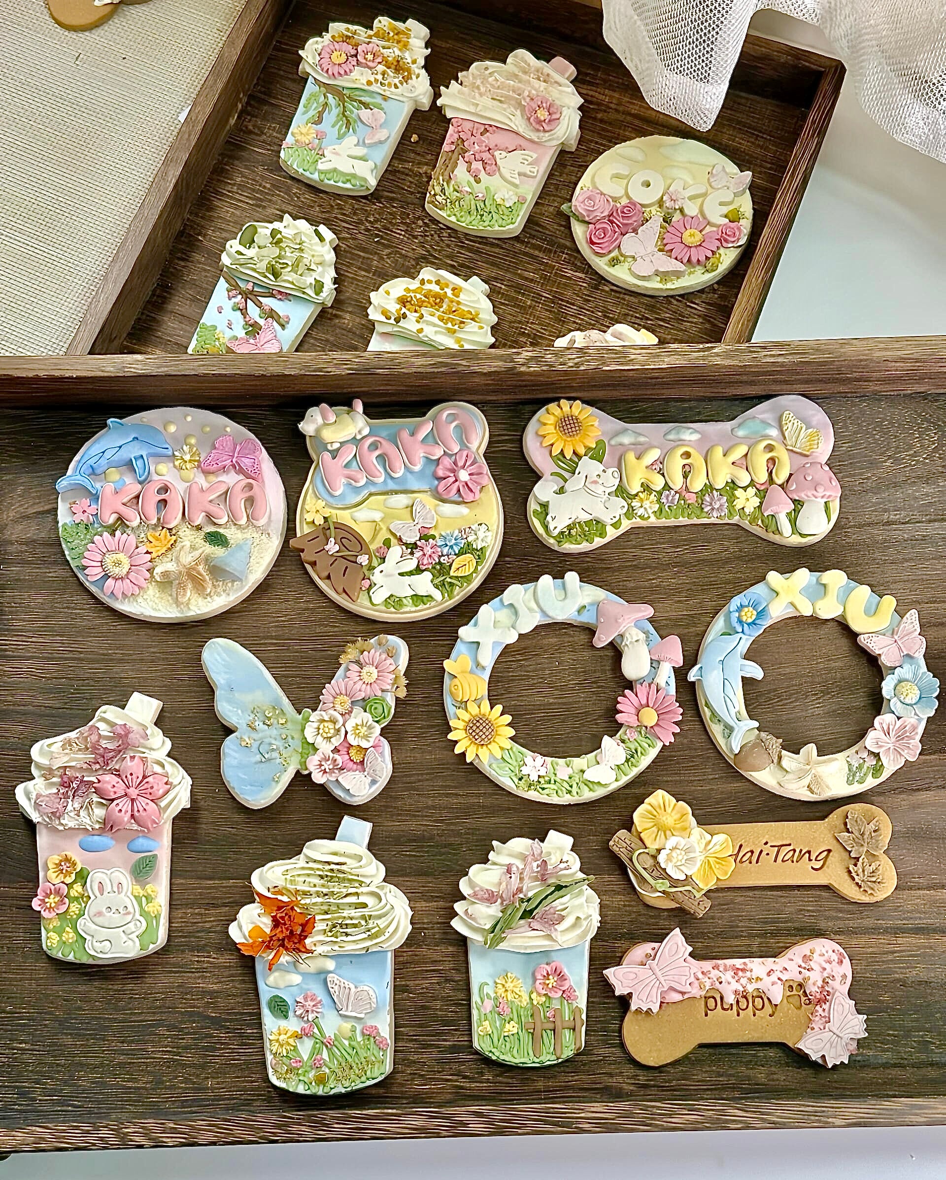 Handmade Pet Topping Biscuits - Flower Series 🌼🌸